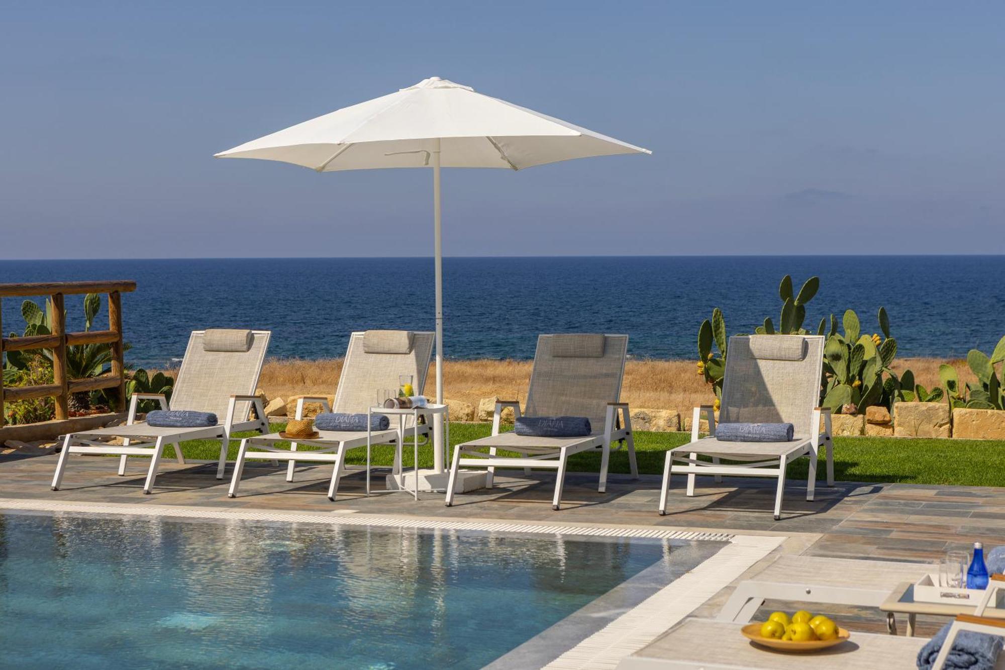 Diana Seaside Villas Pomos Buitenkant foto